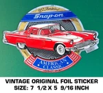 Snap-on 1957 Thunderbird American Classic Vintage Original Foil Decal Sticker. Fixed Price $10.94.