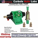 Carbole New Universal 4-7 Psi Auto Micro Electric Diesel Fuel Pump 12 Volt 5/16". Fixed Price $23.99.