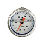 Aeromotive Fuel Pressure Gauge 15632; 0-15 Psi 1-1/2 In. Liquid Filled. Fixed Price $58.69.