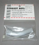 Hobbico HCAP2175 Exhaust Deflector .35-.75 Cu Engines Nos. Fixed Price $9.99.