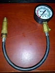 Used Equus 2.5" Black Compression Tester Gauge #C700-210-15 With Stem. Fixed Price $17.98.