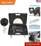 9PCS Petrol Engine Compression Tester Kit - Precision Gauge Set For Mechanics. Fixed Price $45.00.