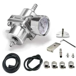 Universal Adjustable Fuel Pressure Regulator Kit W/ 0-140PSI Gage & Hose Sliver. Fixed Price $20.55.