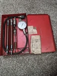 Vintage Snap-on Compression Tester Kit Gauge Set W/ Case & Adapters. Fixed Price $90.00.
