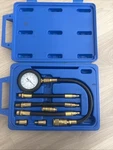 Cornwell Engine Compression Tester Gauge With Case And Fittings Working Great. Fixed Price $70.00.