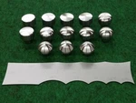 Klutch Planishing Hammer Lower Die Set - 13 Pc. 4140HT + Radius Gauge Usa!!. Fixed Price $469.00.