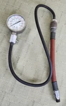 Vintage Snap-on Compression Gauge Tester W/ Mt 26-10 14MM Hose Adapter Untested. Fixed Price $72.55.