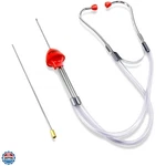 Professional Mechanic's Stethoscope - Engine Diagnostic Tool With Dual Probes. Fixed Price $18.95.