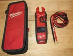 Milwaukee Fork Tester Digital Clamp Meter (dmm) With Leads & Case 2205-20. Fixed Price $99.95.