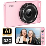 W&o Ai Digital Camera, 3.97'' Lcd Display Screen Dual-lens Cameras Photography. Fixed Price $84.83.