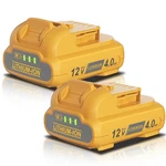 Replacement For Dewalt 12V Battery 4000MAH Li-ion Compatible With DCB120 DCB121. Fixed Price $47.99.