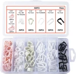 160PCS Car Fuel Line CLIPS,7 Size Nylon Repair Kit Replacement 3/8" & 5/16". Fixed Price $19.32.