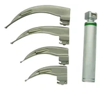 Premium Quality Fiber Optic Mac Laryngoscope Set 4 Blades With Handle & Case. Fixed Price $106.40.