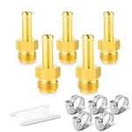 Pcs 5/16 Barb X 5/8-18 Brass Brake Line Hose Fittings Inverted Flare Union. Fixed Price $24.42.