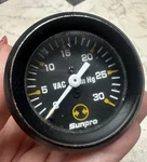 Sunpro 2 Nch Vacuum Gauge Black. Fixed Price $34.99.