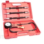 Auto Engine Compression Pressure Tester Kit W/ Extend Hose M10 M12 M14 Adapters. Fixed Price $27.99.