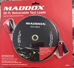 Leads 30 Ft. Retractable Foot Electrical Test Circuits Maddox MH1-B. Fixed Price $25.00.
