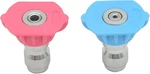 Onyehn Pressure Washer Nozzle Tips, 4000 Psi, 1/4" Npt, Pink & Blue. Fixed Price $16.13.