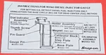 Snap-on M3563 / M3558 Diesel Injector Height Gauge Meter Instruction Manual Only. Fixed Price $17.95.