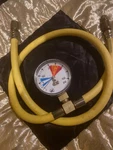 Vintage Lee Wang Test Pressure Gauge 400 Psi With Hose. Fixed Price $7.00.