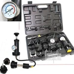 18PC Radiator Pump Pressure Cooling Leak Tester Checker Kit Cap Thermometer. Fixed Price $46.99.