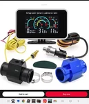 Lcd 3 In 1GAUGE(WATER Temperature/oil Pressure/voltage Gauges). Fixed Price $20.00.