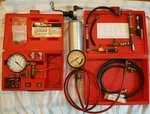Snap-on MT377A Fuel Pressure Gauge Set And Otc 7448 Injection Cleaner Canis. Fixed Price $475.00.