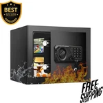 New 1.2 Cu Ft Fireproof Waterproof Home Safe Digital Keypad Lock. Fixed Price $73.49.