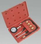 Sealey Petrol Engine Compression Tester Tool Kit Set 10 18MM. Fixed Price $59.65.