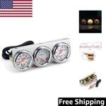 Universal Chrome 3-GAUGE Kit Volt, Water Temp & Oil Pressure 2'' Precision. Fixed Price $56.94.
