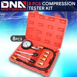 8PCS Cylinder Compression Gauge Tester Kit W/ M10 M12 M14 M18 Brass Adapters. Fixed Price $21.84.