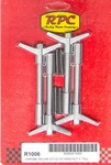 Racing Power R1006 4IN Chrome Wing Nuts 1/4-20 4PK. Fixed Price $33.70.