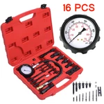 16 Pcs Cylinder Compression Tester Gas Engine Gauge Kit Tool Auto Car Motorcycle. Fixed Price $36.89.