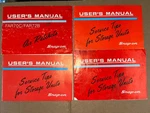 Snap On Used Job Lot User Manuals All Owned From New - Great References Mga Mgb. Fixed Price $18.80.