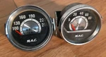 Vintage Rac Oil Pressure & Water Temp Gauge Usa. Fixed Price $34.99.