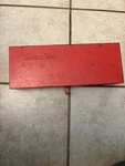 Snap On KRA104 Metal Box Underlined Old Logo. Fixed Price $59.00.