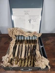 9 Cylinder Century Tool Co. Compression Tester Set Model 2660-F With Metal Case. Fixed Price $199.99.