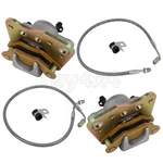 Front Brake Calipers & Hose Lines For Polaris Sportsman 500 6X6 2001-2005. Fixed Price $52.99.