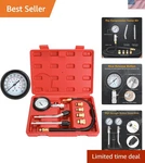 Dual Color Scale Engine Compression Tester With 17.7 Hose - Ultimate Auto Kit. Fixed Price $39.99.