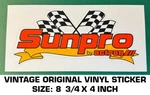 Sunpro By Actron Test Equipment-vintage Original Vinyl Decal Sticker-automotive. Fixed Price $10.15.