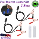 Fuel Injector Flush Cleaner Adapter Universal Diy Kit Car Cleaning Tool W/nozzle. Fixed Price $14.59.