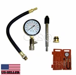 Flex Engine Compression Tester Gauge Kit Set Tool Motorcycle Lawnmower Car Truck. Fixed Price $24.99.
