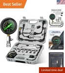 Professional Compression Tester Kit 300 Psi Fluorescent Gauge For Gas Engines. Fixed Price $75.99.