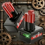 2PCS For Milwaukee 12V 2313-20 2313-21 M12 9.0AH Battery With Led Indicator. Fixed Price $50.99.