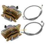 Front Brake Calipers W/hose Lines For 2005-2007 Polaris Sportsman 500 700 800. Fixed Price $52.99.