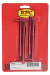 Racing Power R6010 Red Aluminum T-bar Wing Nut 4-3/4IN With 1/4-20. Fixed Price $29.16.