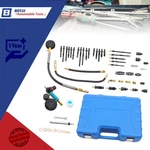 Petrol Diesel Engine Compression Tester Car Cylinder Leak Down Kit 46PCS. Fixed Price $107.32.