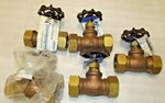 Lot Of 5 Matco-norca Inc. 3/4" Brass 201CM4 Compression Stop Valves Solderless. Fixed Price $67.50.