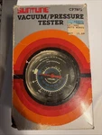 Vintage Suntune Vacuum Pressure Tester CP7802 Box. Fixed Price $15.99.