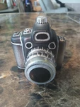 Robert Stanley Christmas Ornament Glass Black White Silver Camera. Fixed Price $13.05.